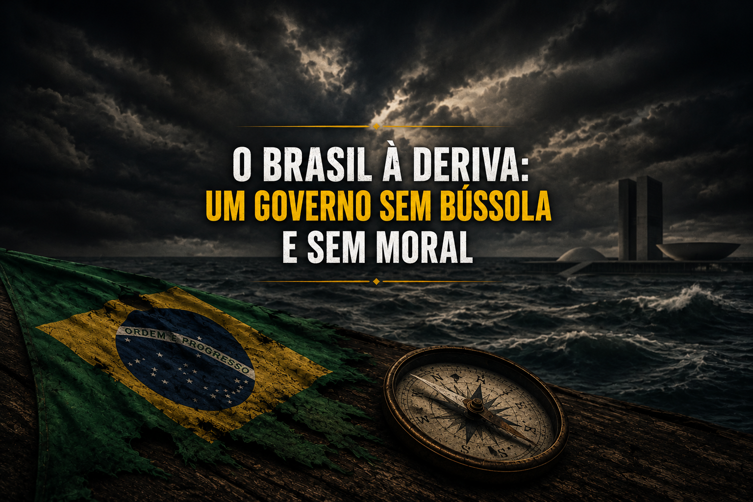 O Brasil à Deriva: Um Governo sem Bússola e sem Moral