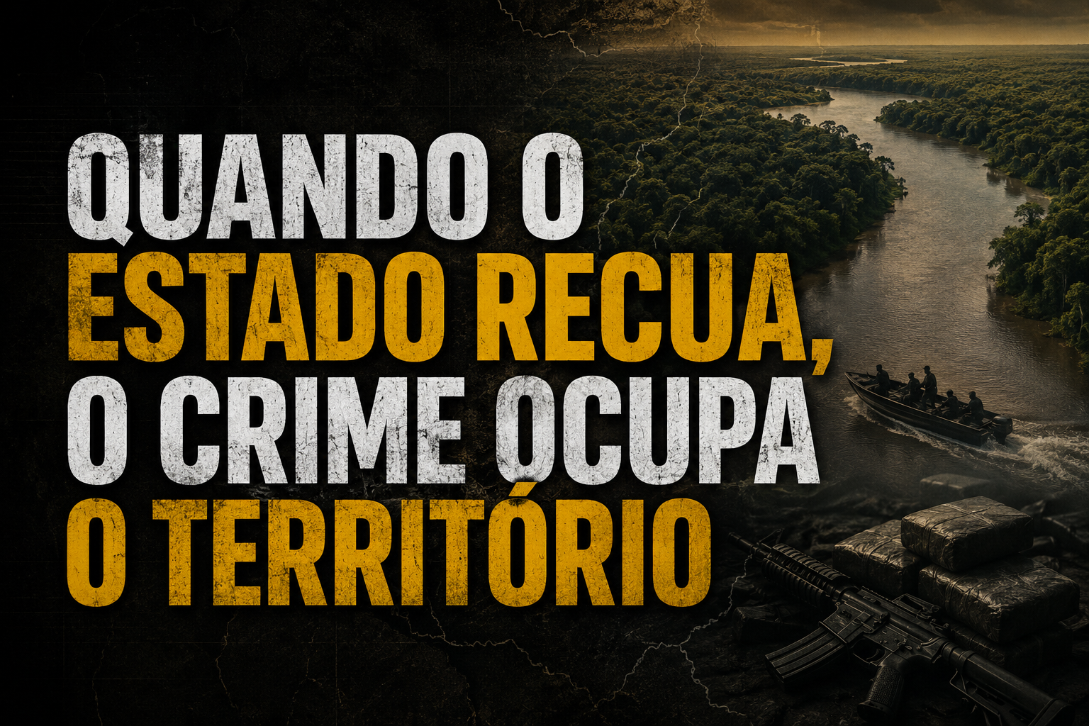 OPINIÃO: Quando o Estado recua, o crime ocupa o território