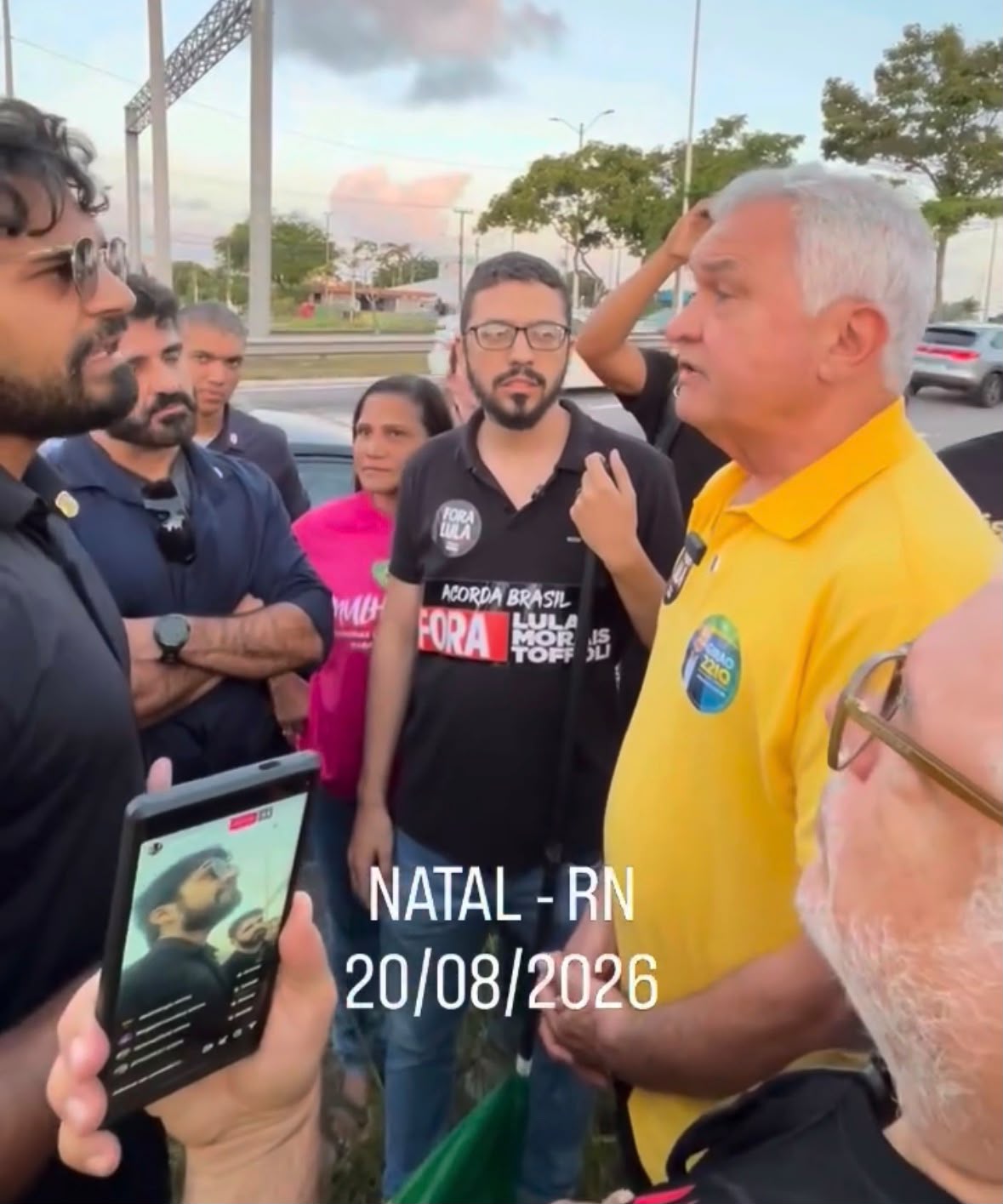 General Girão encara abordagem da PF e defende direito de manifestação contra Lula na BR-101