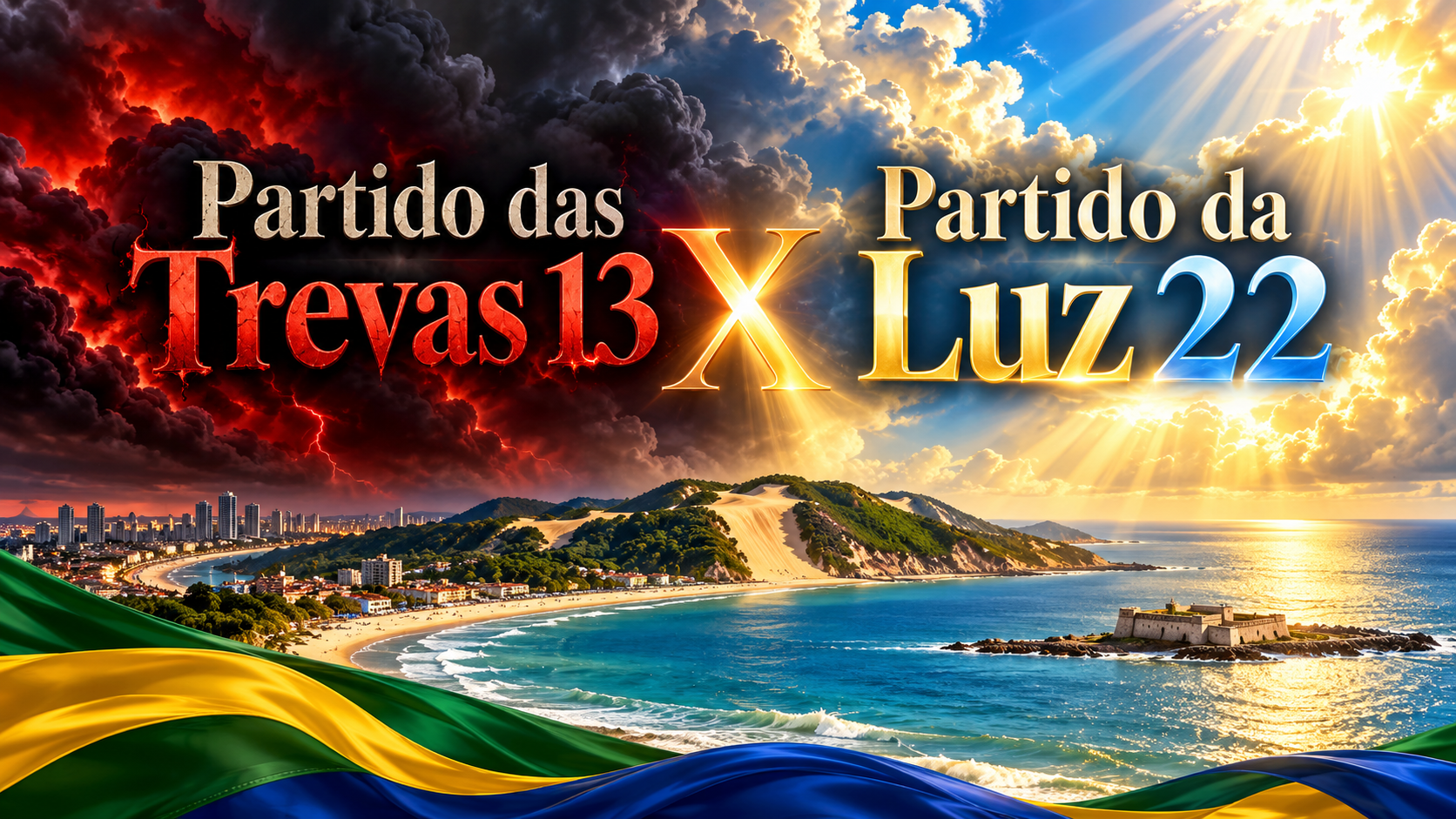 Partido da Luz 22 X Partido das Trevas 13